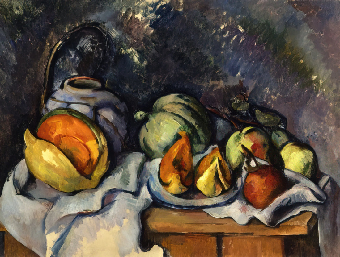 Paul Cézanne's Mont Sainte-Victoire (1902-04): The Mountain That Changed Modern Art - Still Life with Fruit and a Ginger Pot by Paul Cézanne