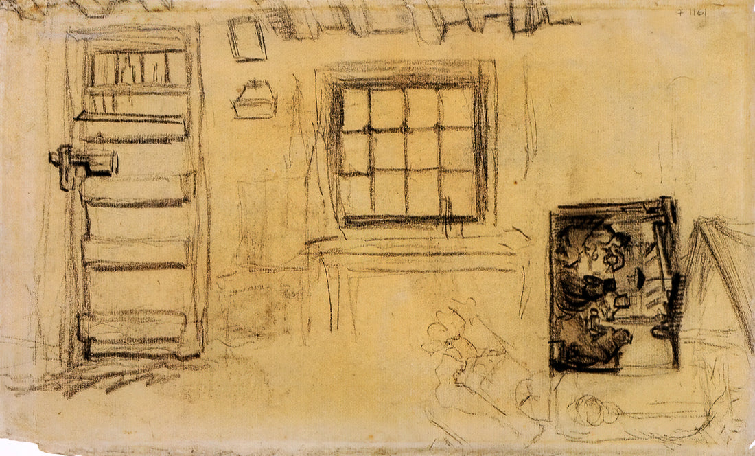 Paul Gachet and Van Gogh: The Doctor, the Portrait, and a Tragic Friendship - Studies of the Interior of a Cottage, and a Sketch of The Potato Eaters by Vincent van Gogh