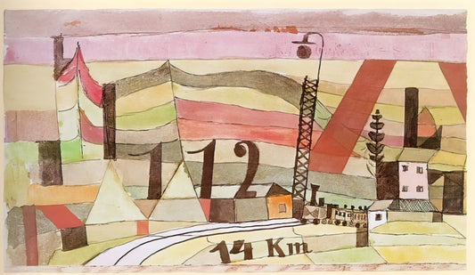 Paul Klee Art Posters: A Collector's Guide to Modernist Masterpieces - STATION L 112 1923 by Paul Klee