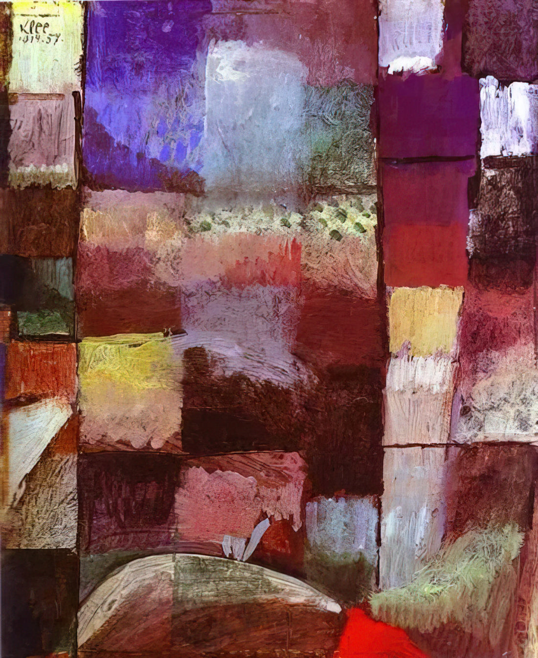 Paul Klee Fish Magic Print: A Portal to the Artist's Symbolic Universe - HAMAMET 1914 by Paul Klee