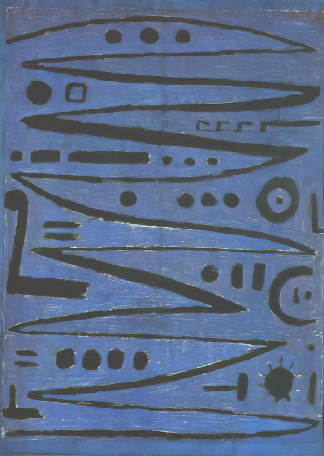 Paul Klee Framed Prints: Curating the Dreamlike World of a Modern Master - HEROIC FIDDLING 1938 by Paul Klee