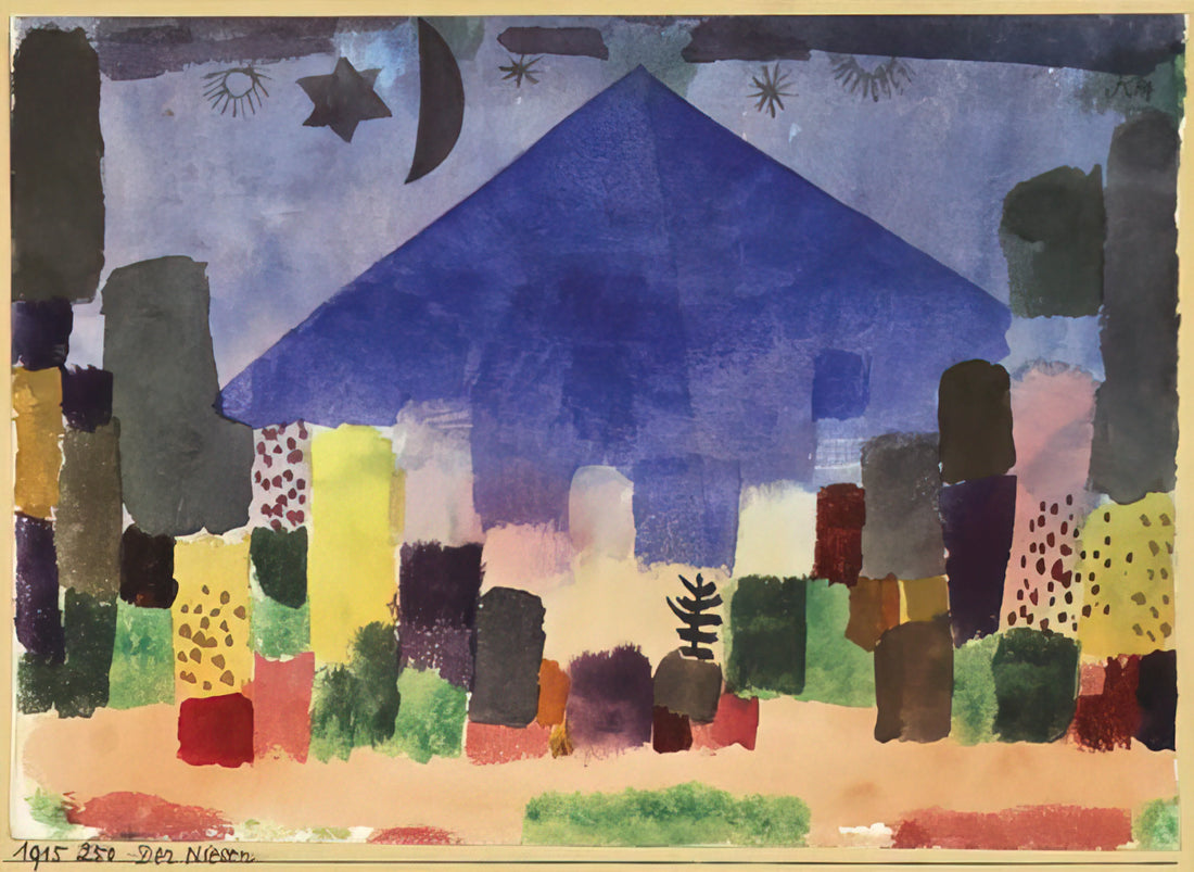 Paul Klee Posters: A Journey into the Whimsical World of a Modern Master - MOUNT NIESEN 1915 by Paul Klee