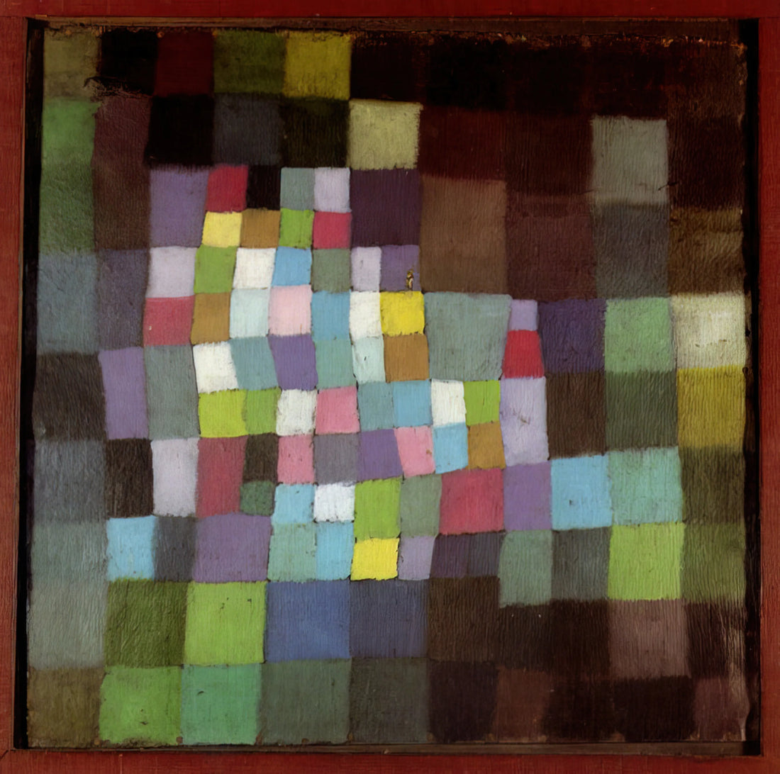 Paul Klee Prints: A Collector's Guide to the Swiss Master's Visionary Art - ABSTRACTION WITH REFERENCE TO A FLOWERING TREE 1925 by Paul Klee
