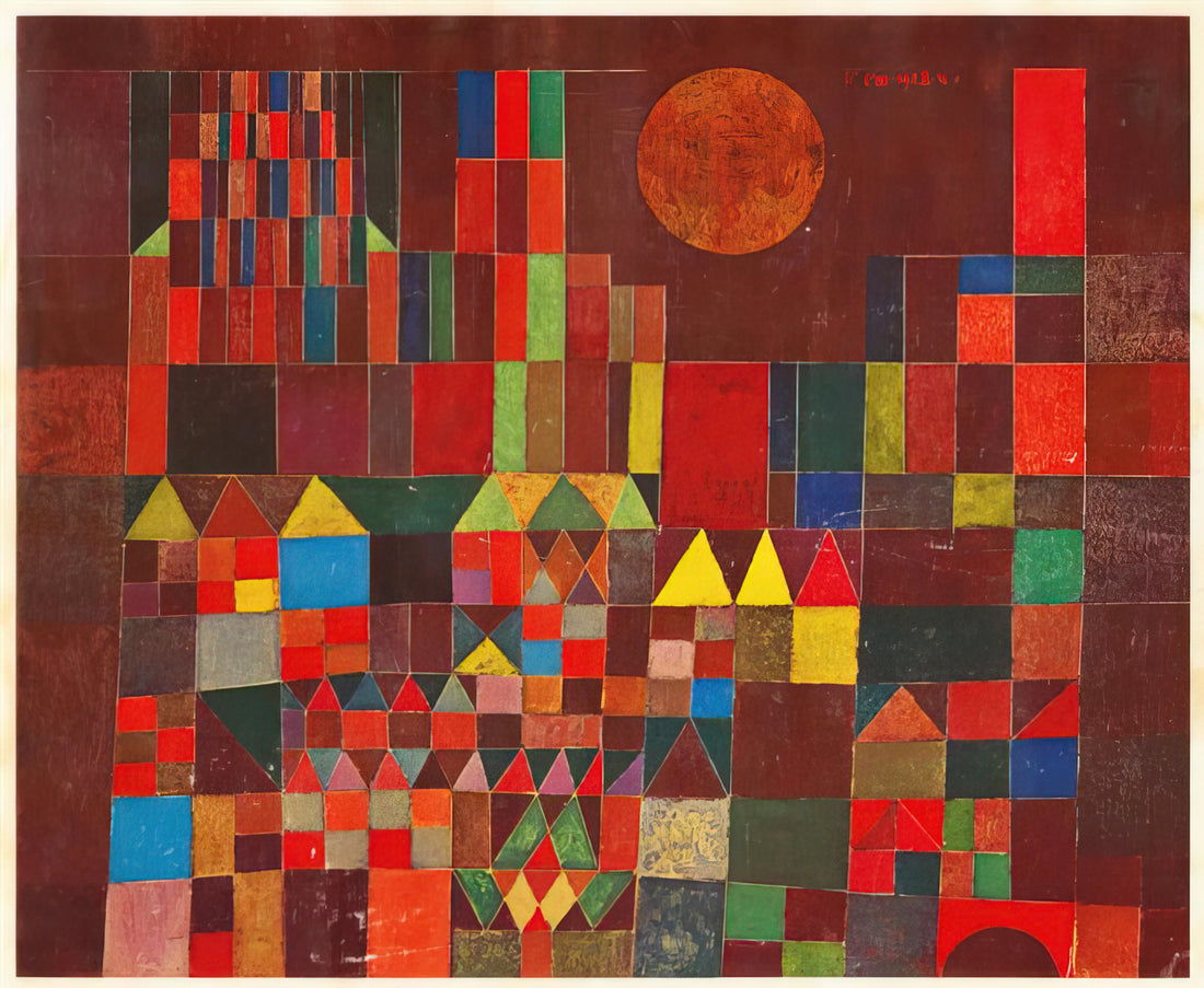 Paul Klee Similar Artists: 7 Modern Masters Who Share His Visionary Spirit - CASTLE AND SUN 1928 by Paul Klee