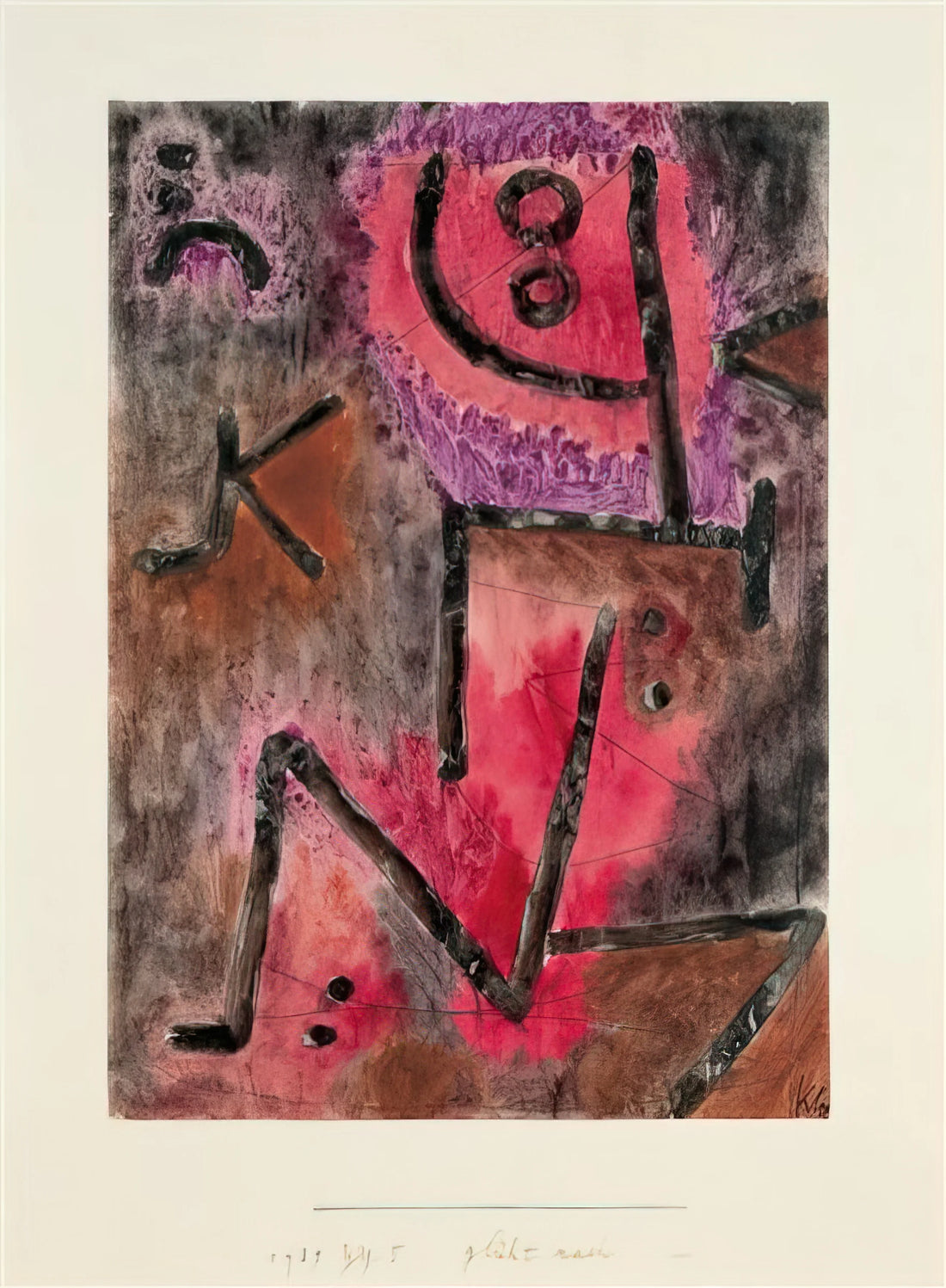 Paul Klee Watercolor Painting: The Delicate Alchemy of Color and Line - AFTER ANNEALING 1940 by Paul Klee
