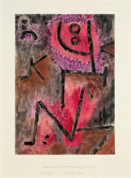 Paul Klee Watercolor Painting: The Delicate Alchemy of Color and Line - AFTER ANNEALING 1940 by Paul Klee