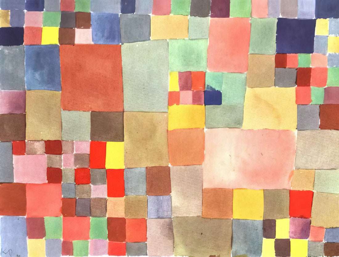Paul Klee's Most Famous Artworks: A Curator's Guide to His Iconic Prints - FLORA ON SAND 1927 by Paul Klee