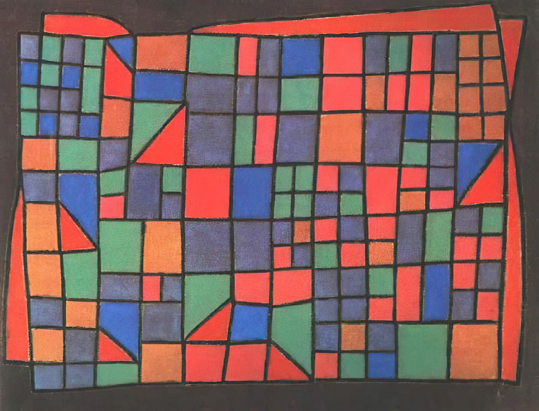 Paul Klee's Sinbad the Sailor: A Journey Through Symbolism and Modernist Fantasy - GLASS FACADE 1940 by Paul Klee