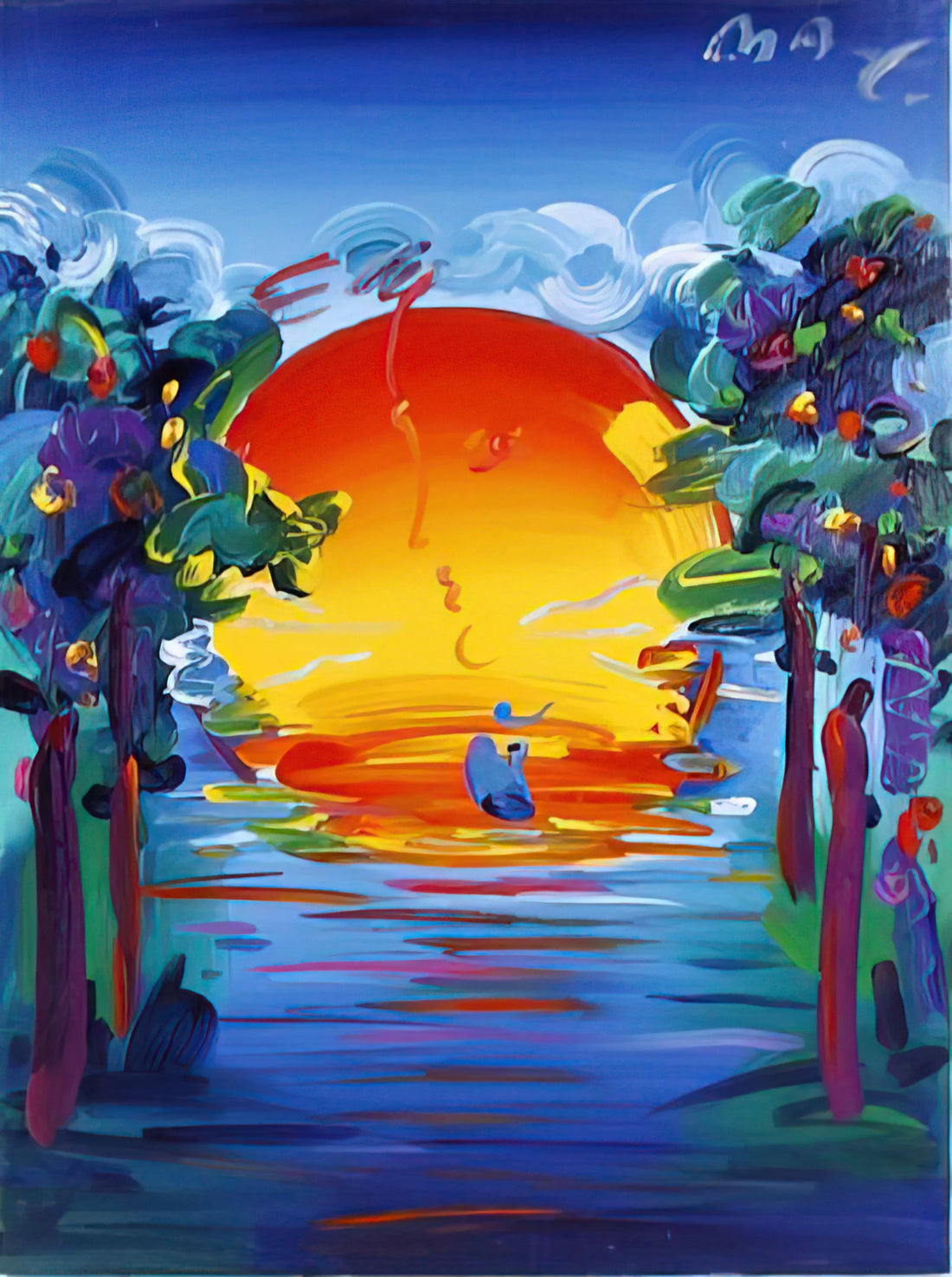 Peter Max 911 Paintings: A Psychedelic Tribute to Resilience and Hope - BETTER WORLD 1993 by Peter Max