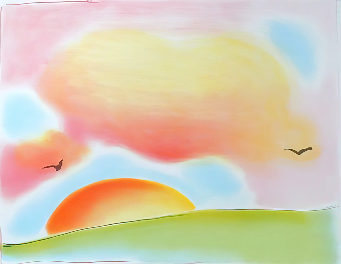 Peter Max Originals for Sale: A Collector's Guide to Acquiring Iconic Pop Art - FREEDOM 1980 by Peter Max