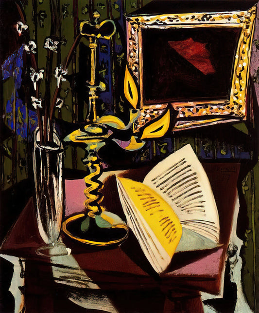 Picasso 1961: The Final Chapter of a Revolutionary Artistic Journey - Still life with candlestick - 1937 by Pablo Picasso