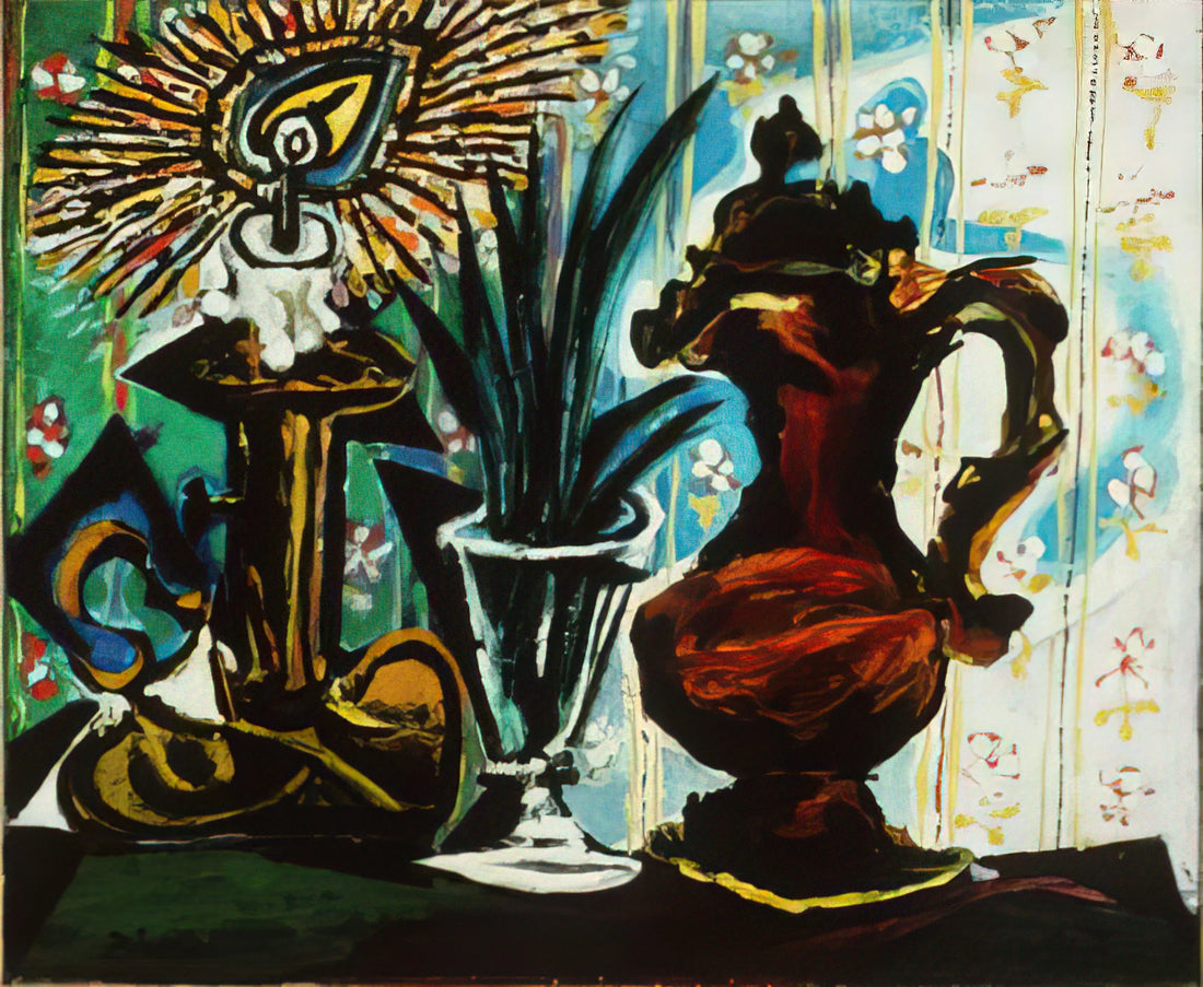 Picasso Lithograph Prints: A Collector's Guide to the Master's Graphic Genius - Still life with candle by Pablo Picasso