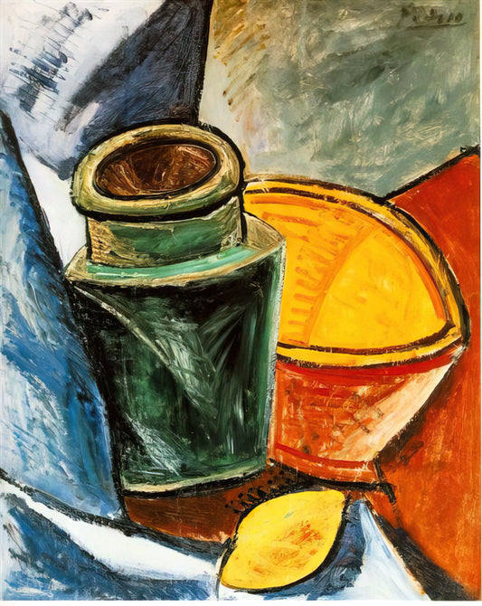 Picasso Original: Understanding Authenticity, Value, and the Collector's Quest - Still life with lemons by Pablo Picasso