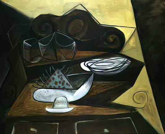 Picasso Sleeping Woman Print: A Masterpiece of Modernist Portraiture - The Buffet  Catalan  by Pablo Picasso