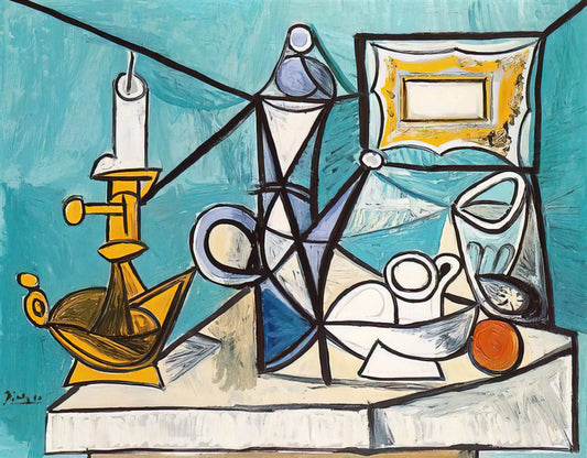 Picasso and Jaime Sabartés: The Portrait of a Lifelong Friendship and Artistic Patronage - Still life with lamp - 1944 by Pablo Picasso