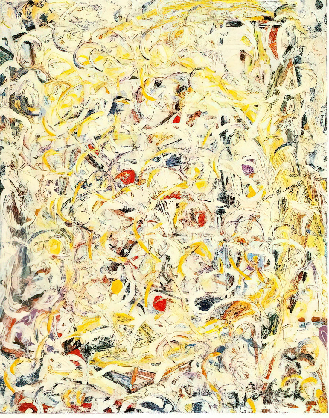 Picasso and Pollock: The Revolutionary Titans of 20th Century Art - SHIMMERING SUBSTANCE 1946 1 by Jackson Pollock