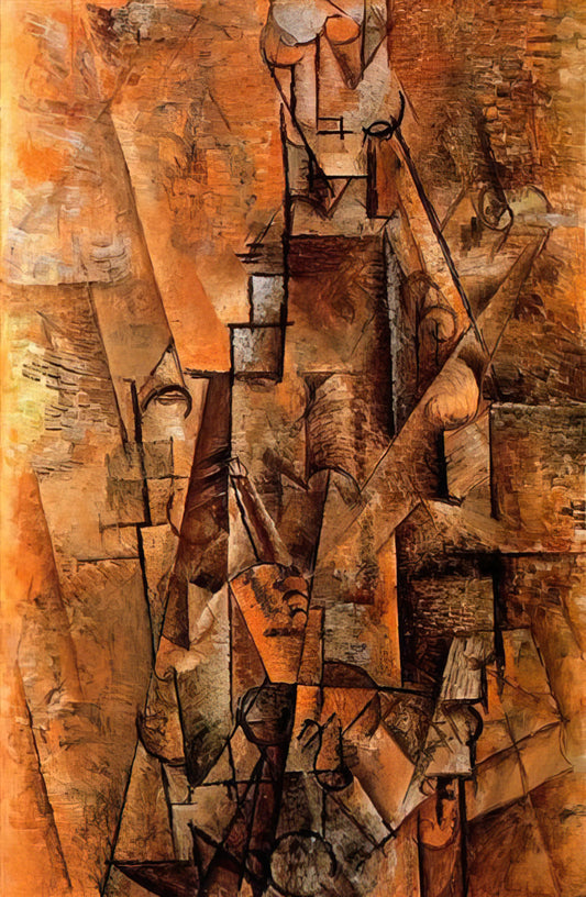 Picasso's Classical Period Paintings: A Return to Form and Monumental Grace - Clarinetist - 1911 by Pablo Picasso