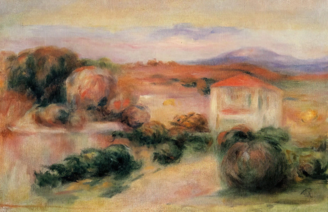 Pierre-Auguste Renoir: The Master of Light, Color, and Joyful Impressionism - White Houses by Pierre-Auguste Renoir