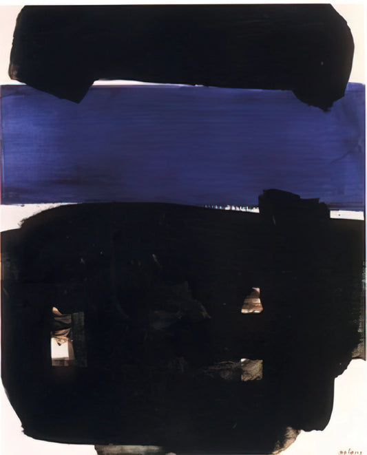 Pierre Soulages Gallery: Exploring the Master of Black Light and Outrenoir - Peinture 23 Mai 1969 - 1969 by Pierre Soulages