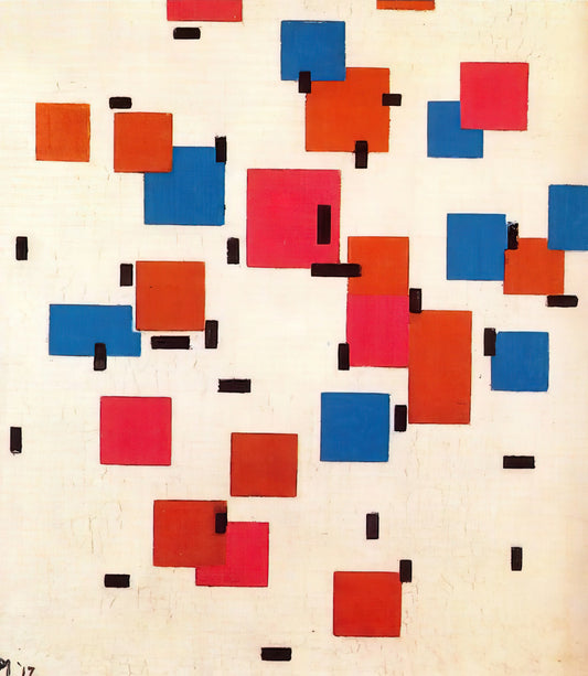 Piet Mondrian Canvas Print: A Guide to Owning a Modernist Icon - Composition in Color A by Piet Mondrian