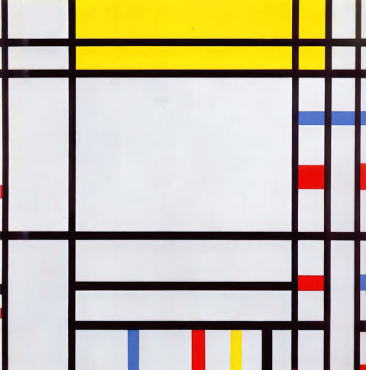 Piet Mondrian Posters & Prints: From De Stijl Revolution to Modern Decor - Place de la Concorde by Piet Mondrian