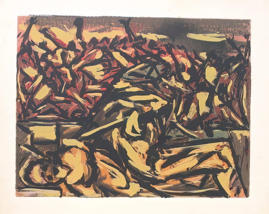 Pollock Framed Prints: How to Own and Display Abstract Expressionism's Most Iconic Art - UNTITLED 1941 1 by Jackson Pollock