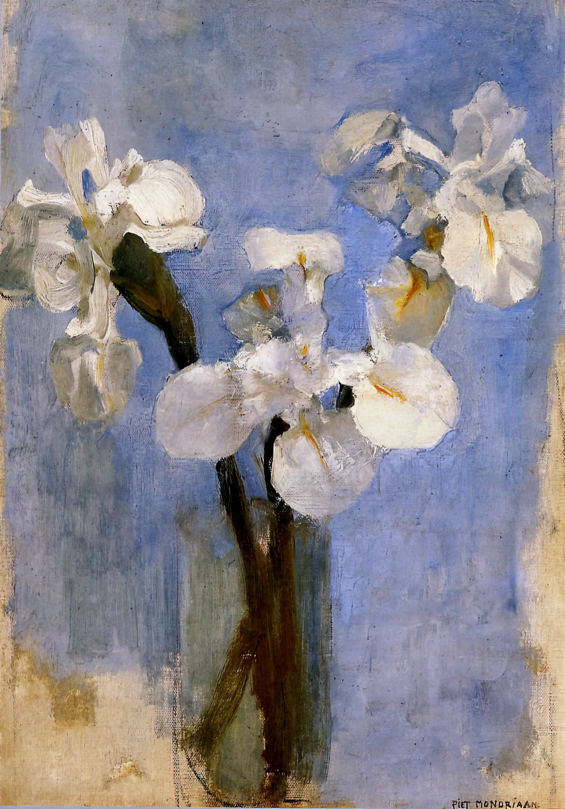 Poster Piet Mondrian: From De Stijl Revolution to Modern Decor - Flowers Sun by Piet Mondrian