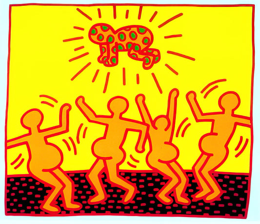 Puzzle Keith Haring: Decoding the Iconic Symbols and Social Commentary of a Street Art Legend - UNTITLED 1983 1 by Keith Haring