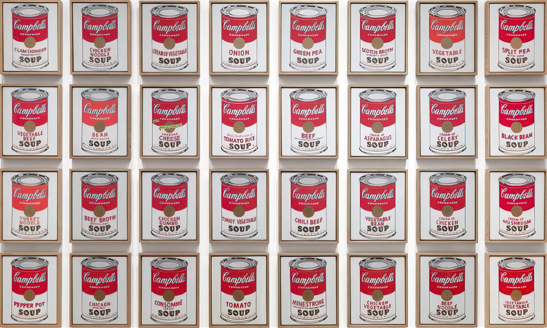 Queen Elizabeth Andy Warhol Print: A Royal Pop Art Iconography Analysis - Campbell's Soup Cans by Andy Warhol