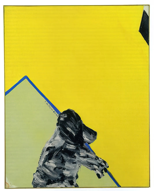 Ralston Crawford Brushed Aluminum Prints: Precisionist Art for Modern Spaces - Baron in Al Held-Veld - 1966 by Ralston Crawford