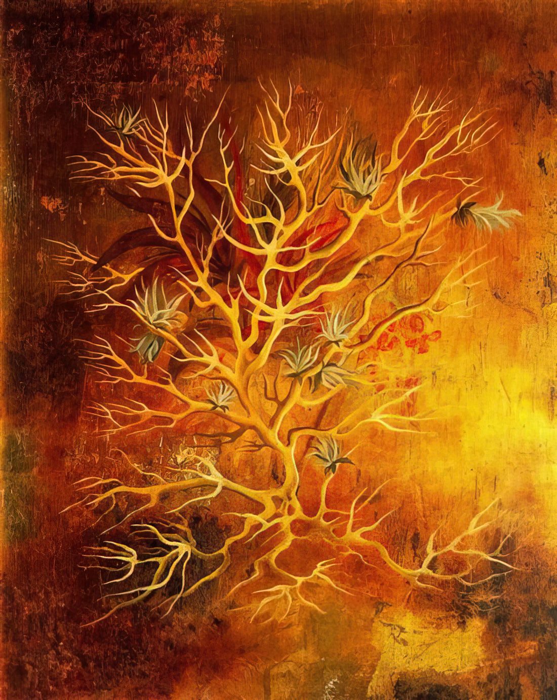 Remedios Varo Canvas: Exploring the Mystical World of a Surrealist Master - PLANT 1960 by Remedios Varo