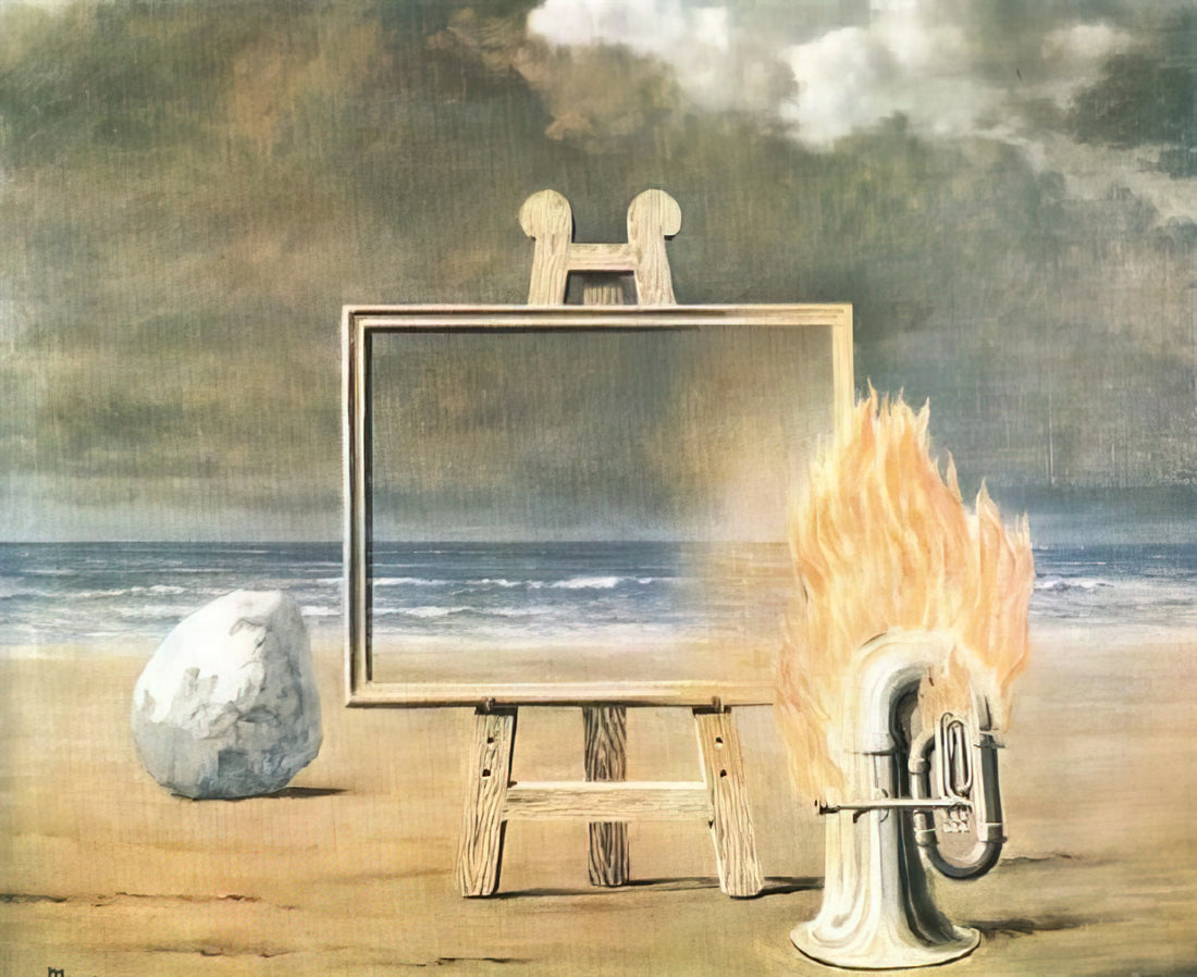 René Magritte 1928: The Pivotal Year That Transformed Surrealism - THE FAIR CAPTIVE 1947 by Rene Magritte