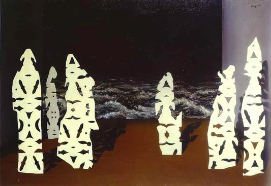 René Magritte Poster: A Surrealist Icon for Modern Spaces - THE FINERY OF THE STORM 1927 by Rene Magritte
