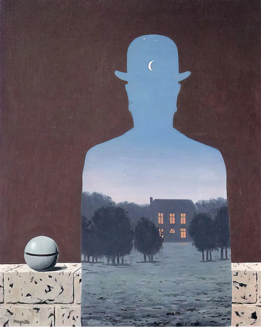 René Magritte: The Heartstrings of Surrealism and the Art of Emotional Paradox - THE HAPPY DONOR 1966 by Rene Magritte