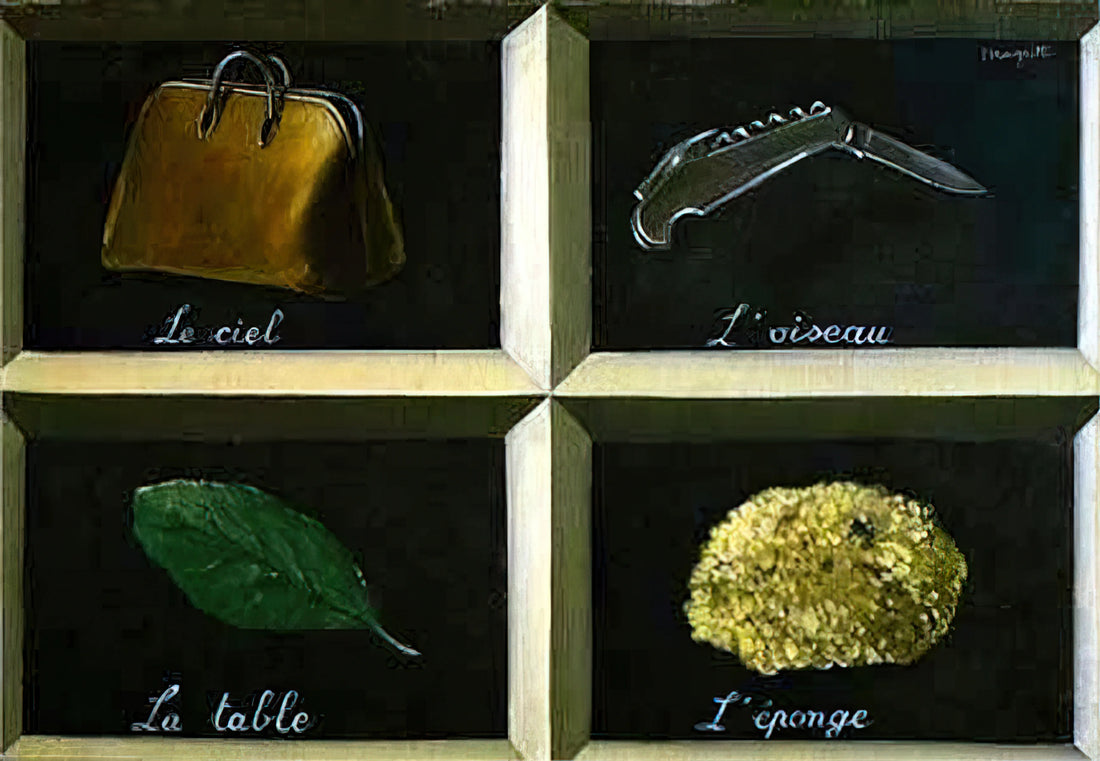 René Magritte: The Master of Surrealist Mystery and Visual Paradox - THE INTERPRETATION OF DREAMS 1927 by Rene Magritte