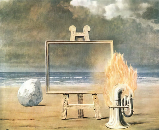 René Magritte's Sixteenth of September: Decoding the Surrealist Masterpiece - THE FAIR CAPTIVE 1947 by Rene Magritte