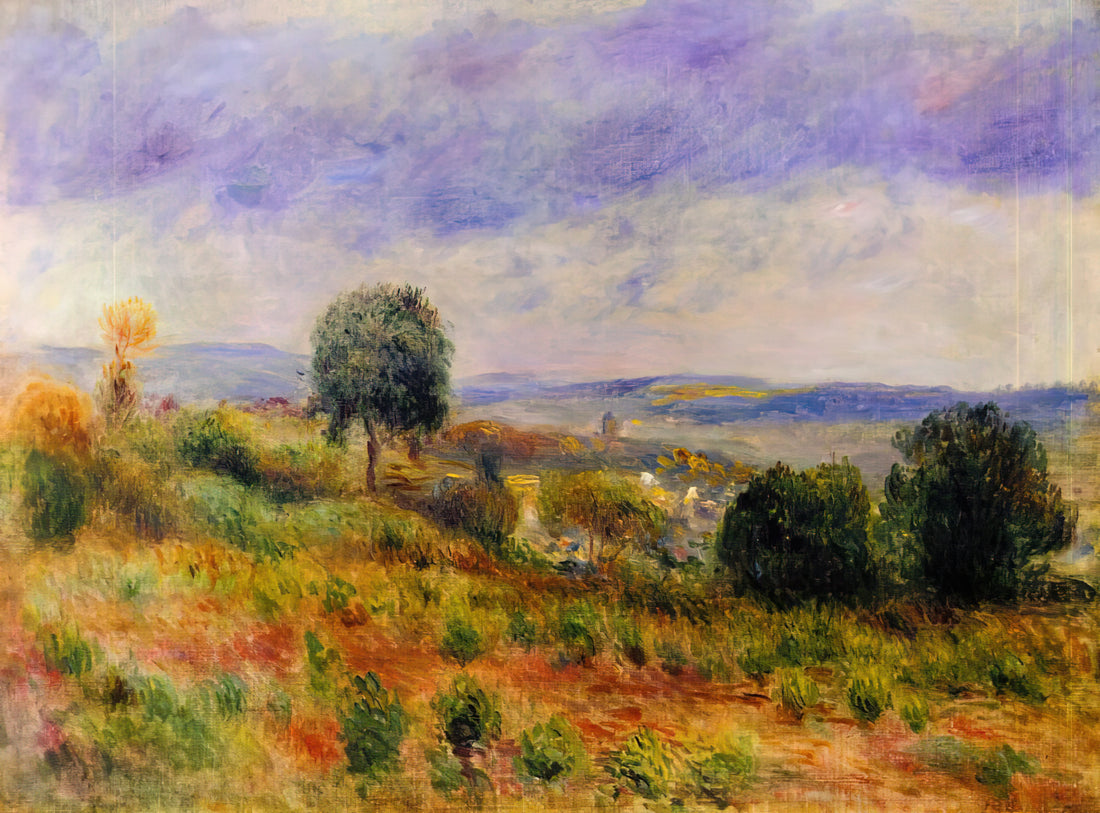 Renoir 83: The Final Masterpiece and Artistic Legacy of Pierre-Auguste Renoir - Landscape Auvers sur Oise by Pierre-Auguste Renoir
