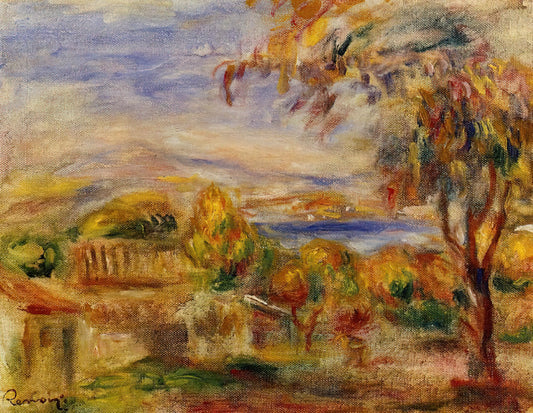 Renoir's Les Parapluies at the National Gallery: A Masterpiece of Impressionist Light and Life - Landscape by the Sea by Pierre-Auguste Renoir