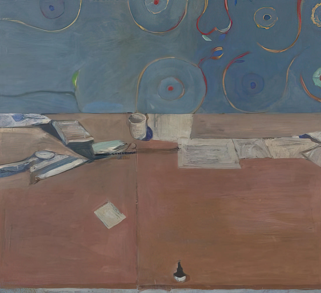 Richard Diebenkorn Sketches: The Intimate Foundation of an American Master's Vision - Large Still Life by Richard Diebenkorn