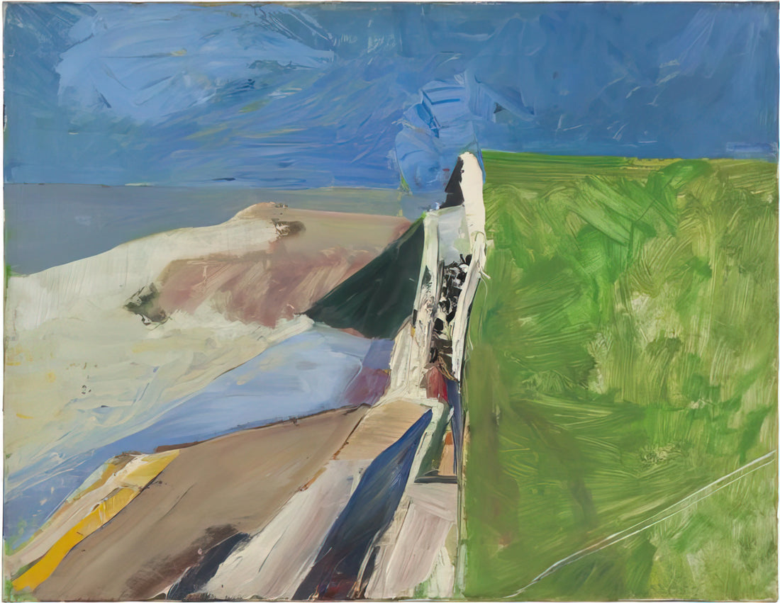 Richard Diebenkorn Watercolors: The Lyrical Side of a California Modernist - Seawall by Richard Diebenkorn