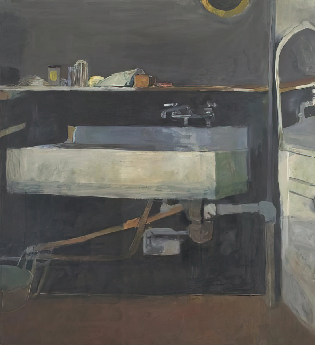 Richard Diebenkorn: The Master of American Abstraction and His Enduring Legacy - Corner of Studio – Sink by Richard Diebenkorn