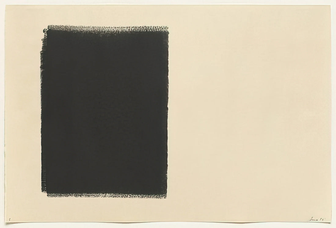 Richard Serra Lithograph: A Monumental Artist's Foray into Printmaking - UNTITLED 14 PART ROLLER DRAWING 1973 by Richard Serra