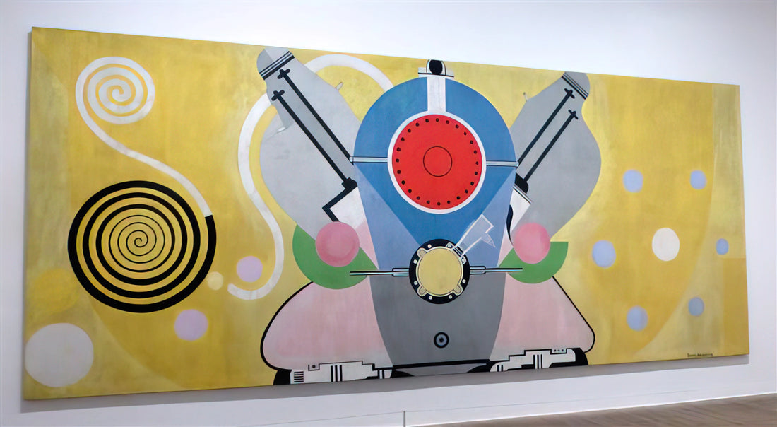 Robert Delaunay: The Visionary of Orphism and Color Theory - MOTEUR D AVION DECORATION POUR LE PALAIS DE L AIR EXPOSITION INTERNATIONALE DES ARTS ET DES 1937 by Sonia Delaunay