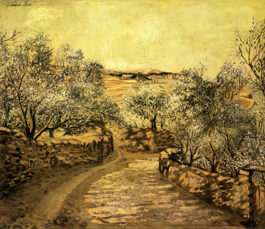 Robert Descharnes: The Definitive Eye Behind Salvador Dalí's Legacy - THE LANE TO PORT LLIGAT WITH VIEW OF CAP CREUS by Salvador Dali