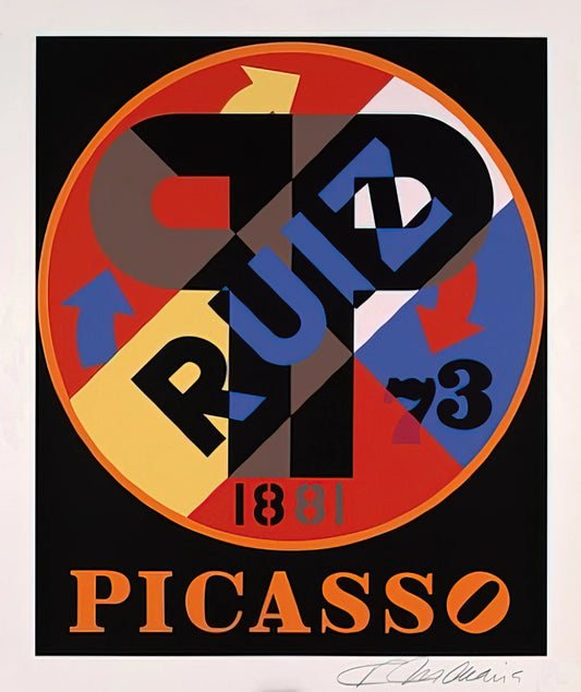 Robert Indiana Brushed Aluminum Print: The Ultimate Guide to Collecting & Displaying Pop Art Icons - Picasso, The American Dream by Robert Indiana