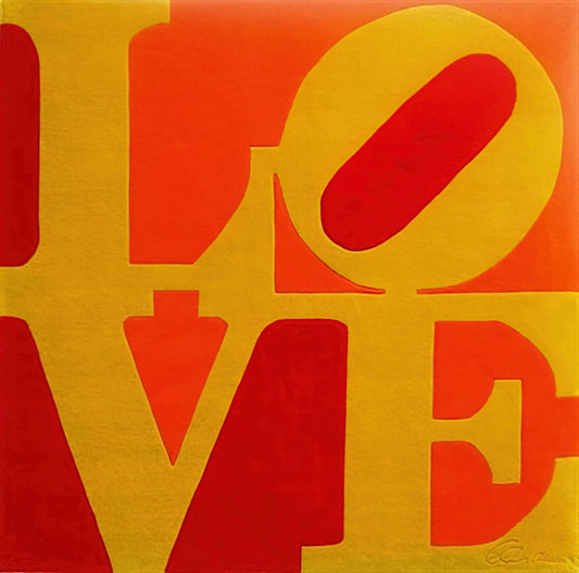 Robert Indiana Posters: The Definitive Guide to the Pop Art Icon's Graphic Legacy - Chosen Love by Robert Indiana