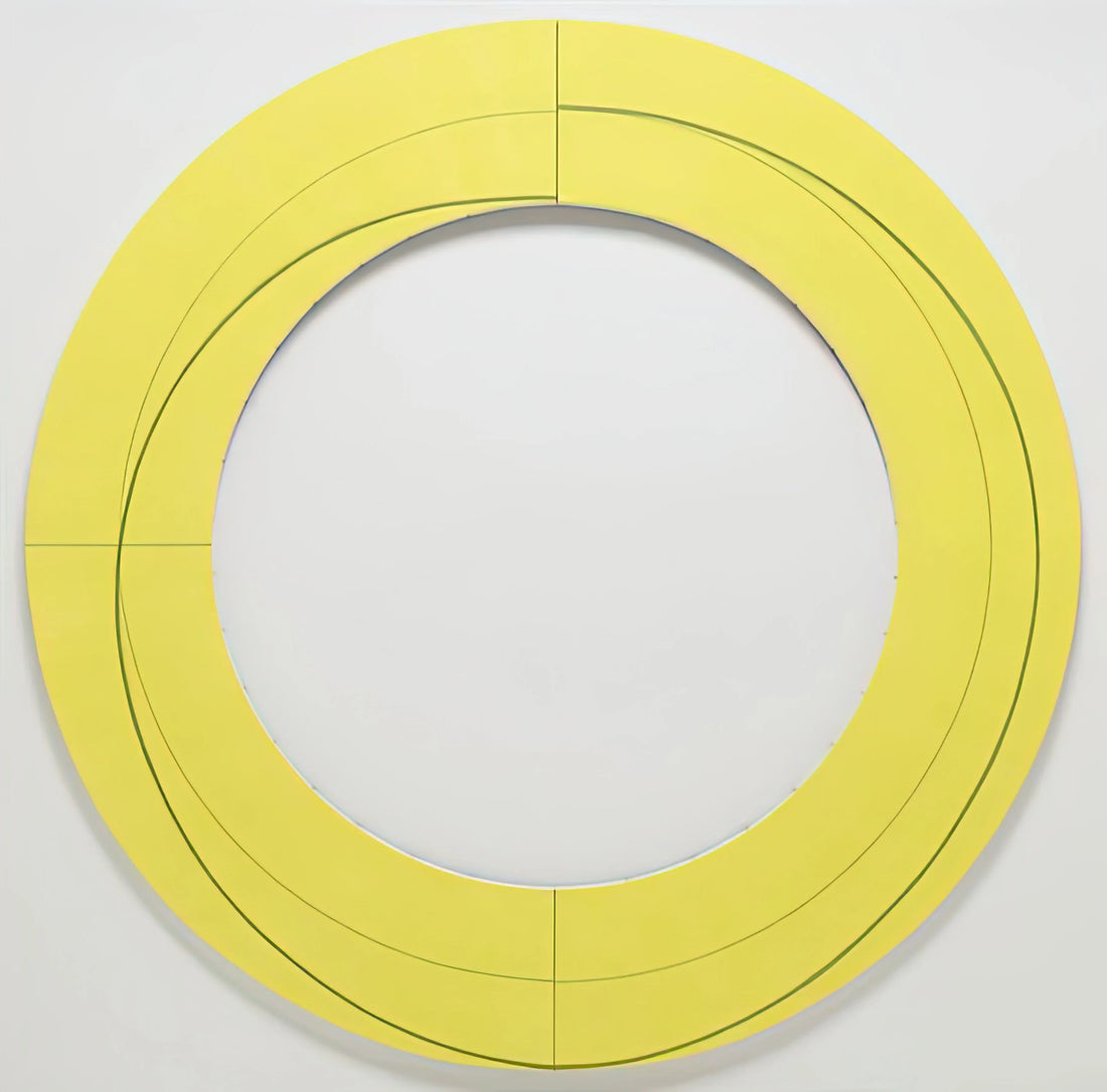 Robert Mangold Artwork: The Minimalist Master of Geometric Abstraction - RING IMAGE M 2010 by Robert Mangold
