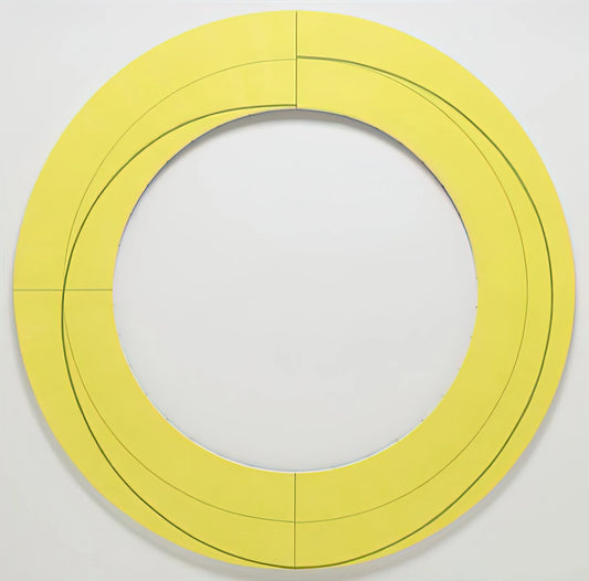 Robert Mangold Artwork: The Minimalist Master of Geometric Abstraction - RING IMAGE M 2010 by Robert Mangold