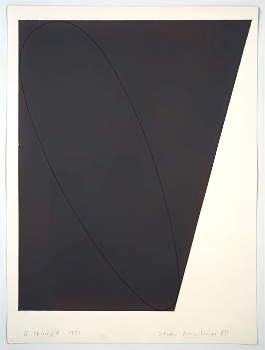 Robert Mangold Posters: Minimalist Mastery in Modern Art Prints - STUDY ATTIC SERIES XII 1991 by Robert Mangold