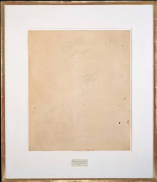 Robert Rauschenberg Paintings for Sale: A Collector's Guide to Acquiring Iconic Works - ERASED DE KOONING 1953 by Robert Rauschenberg